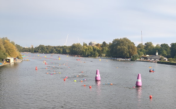 Swim Serpentine 2023 from Serpentine Bridge